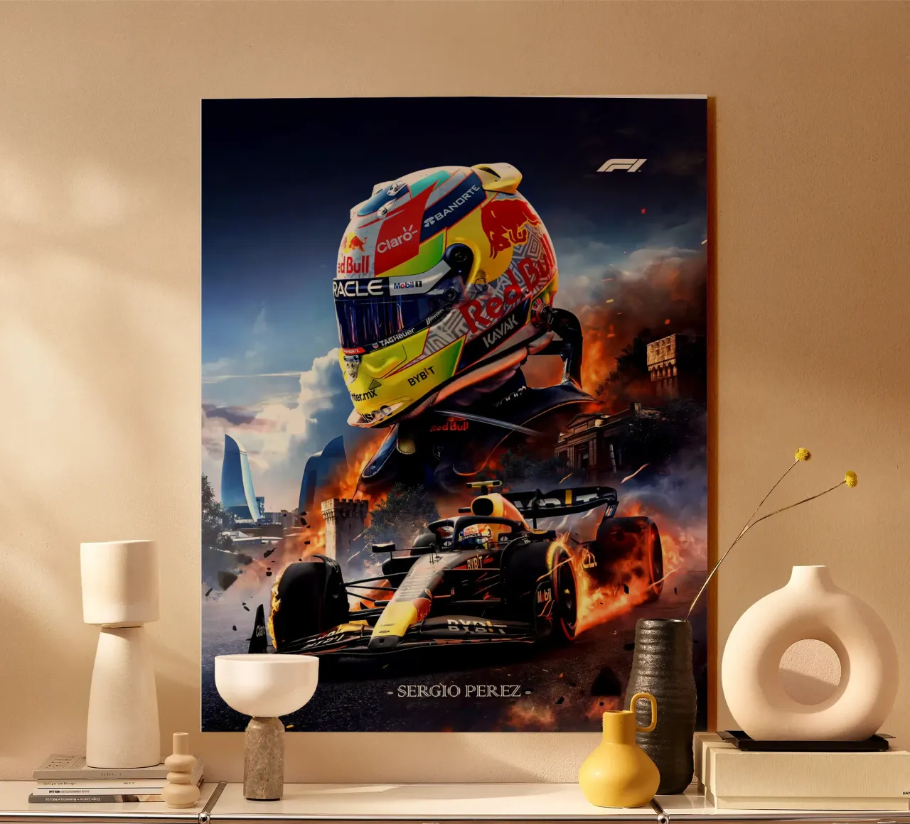 Sergio Perez plexiglass da Agus Creative