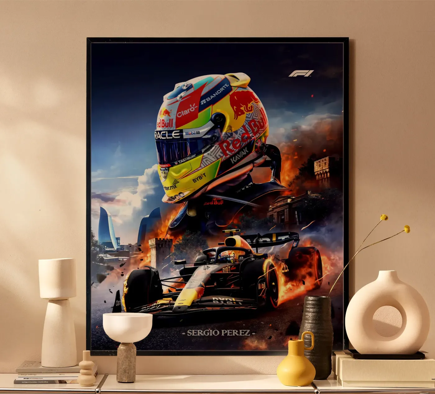 Sergio Perez poster da Agus Creative