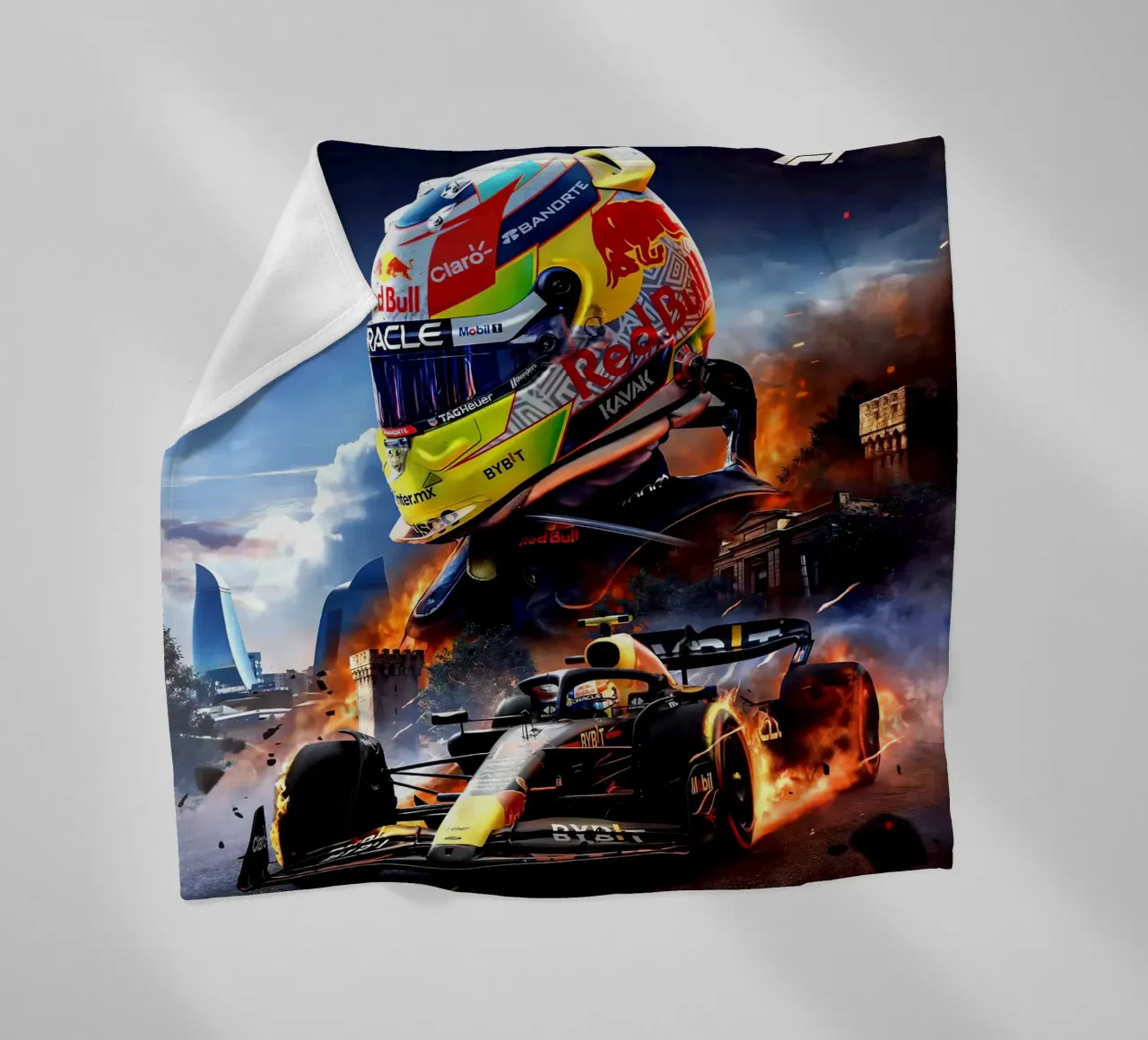 Sergio Perez coperta in pile da Agus Creative
