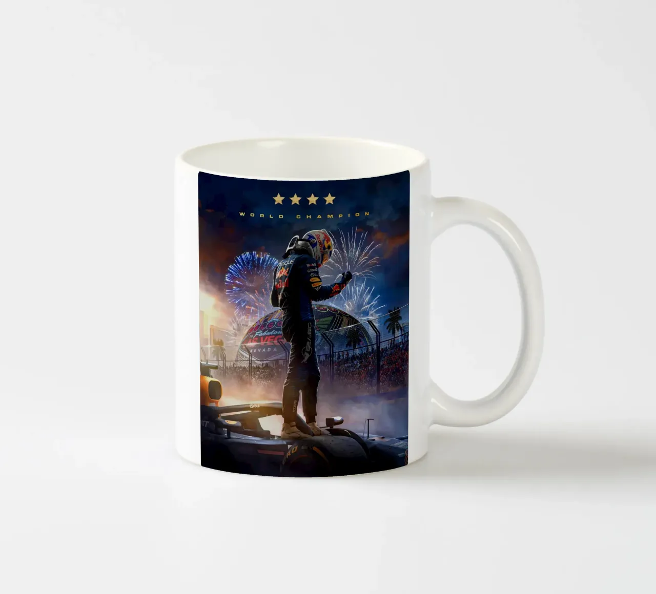 Max Verstappen tazza in ceramica da Agus Creative