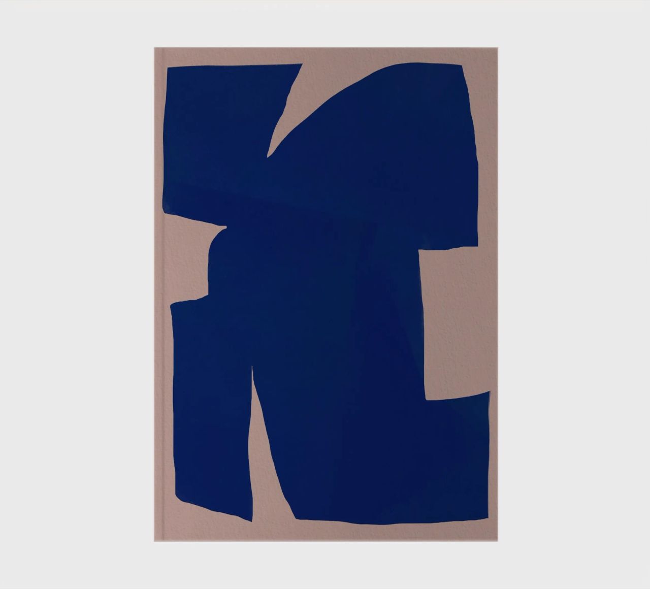 Large minimal shape abstract notebook by Little Dean