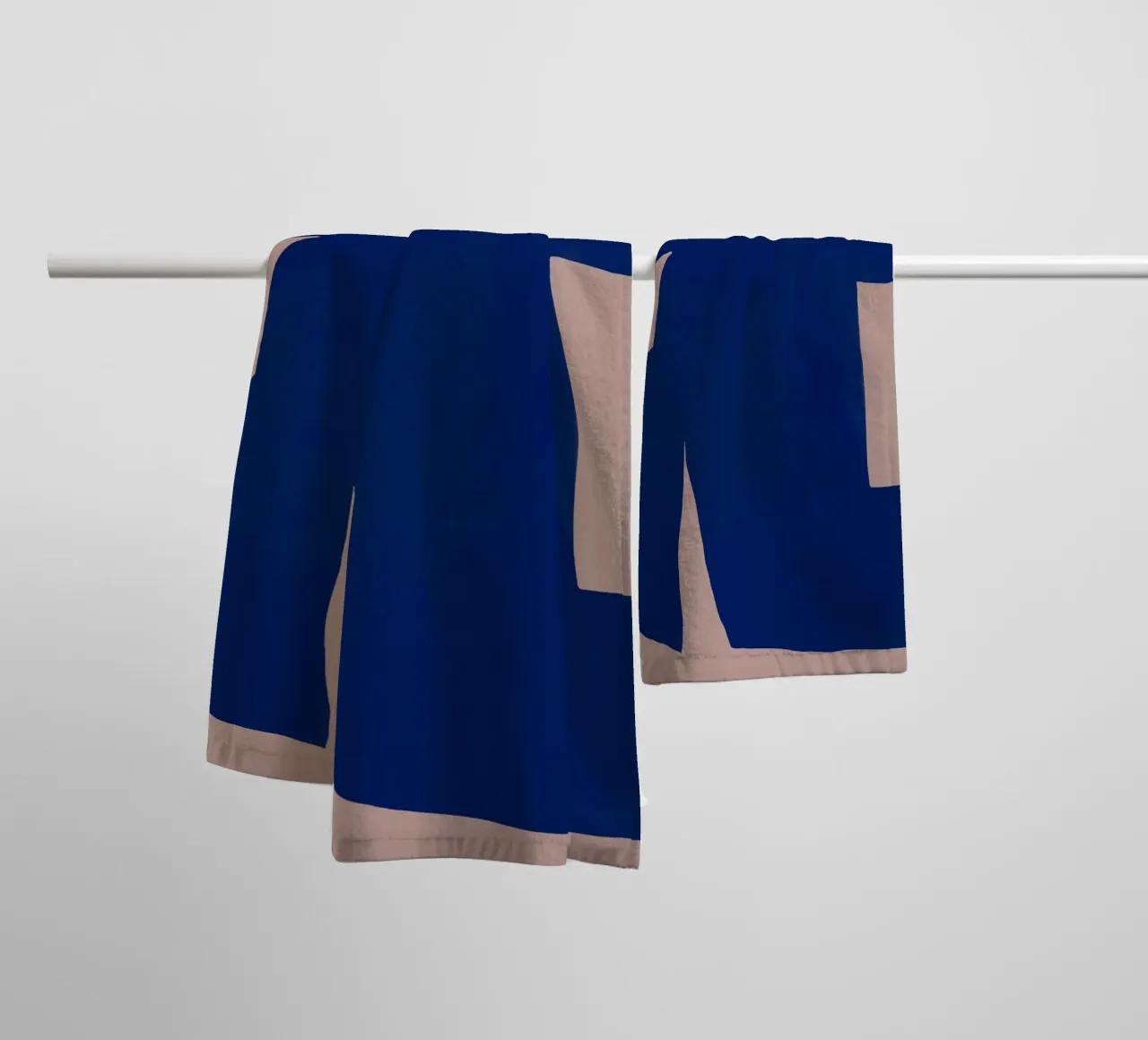 Grande forme minimale abstraite serviette de bain de Little Dean