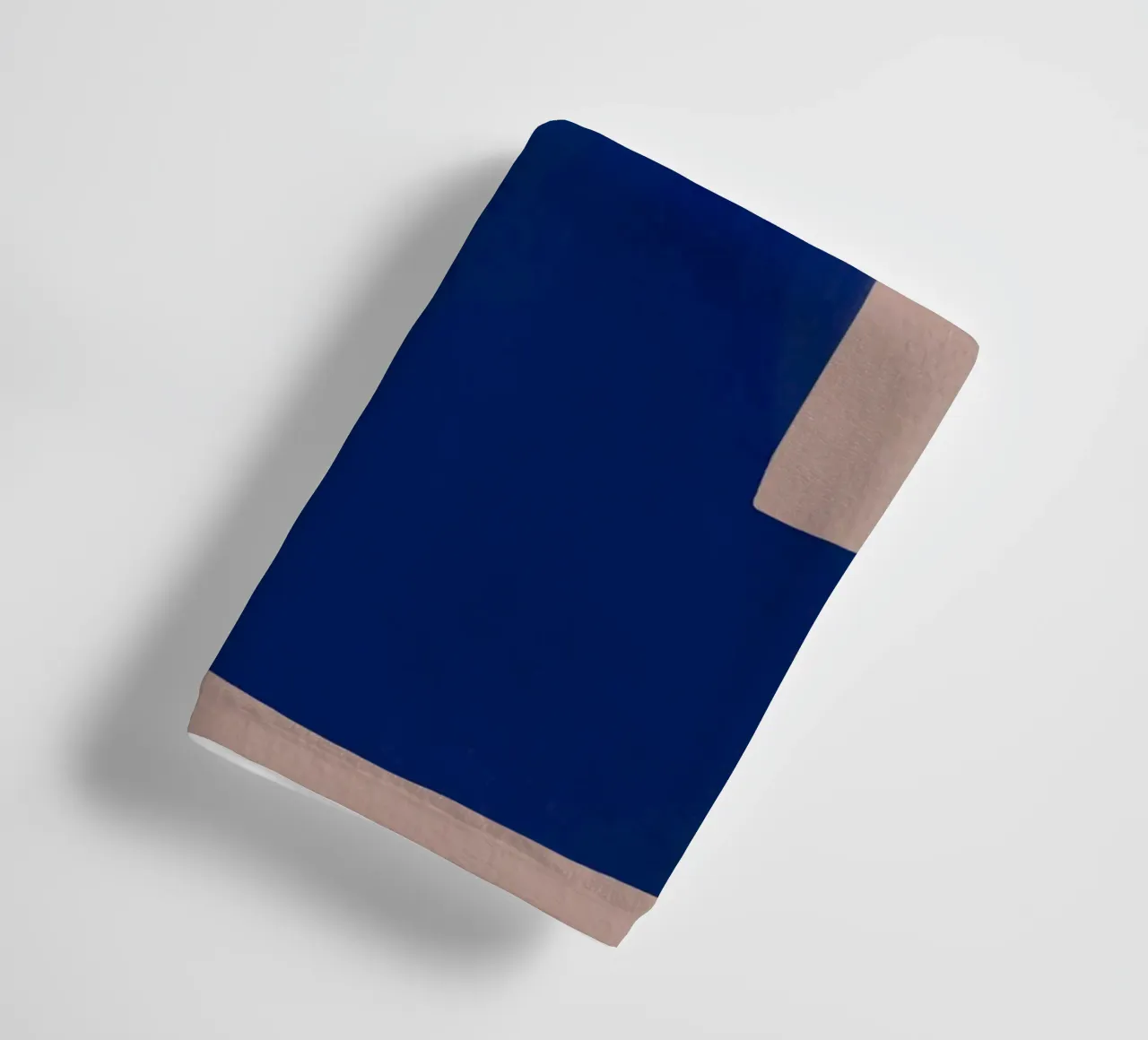 Large minimal shape abstract towel by Little Dean