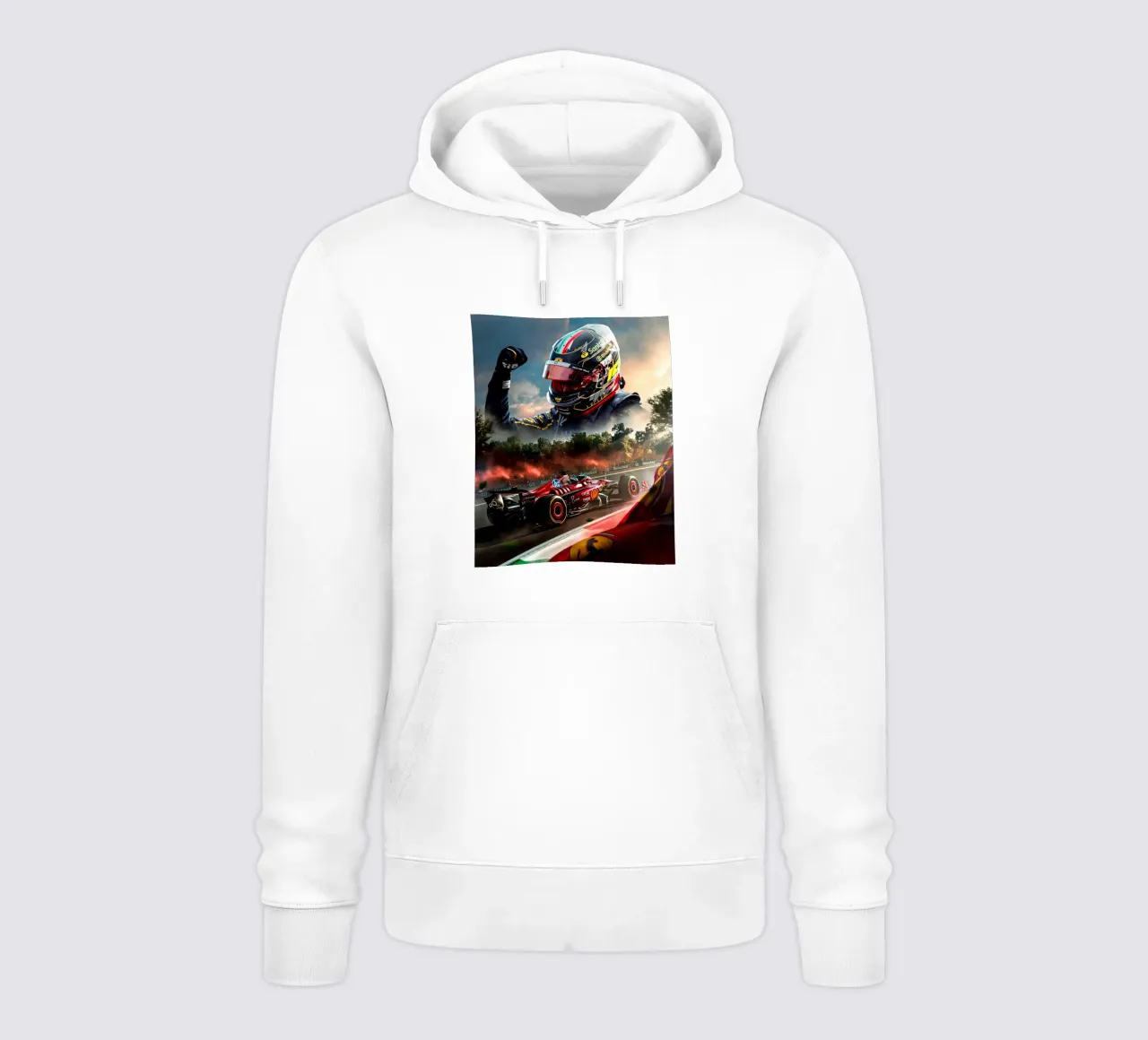 Charles Leclerc felpa con cappuccio da Agus Creative
