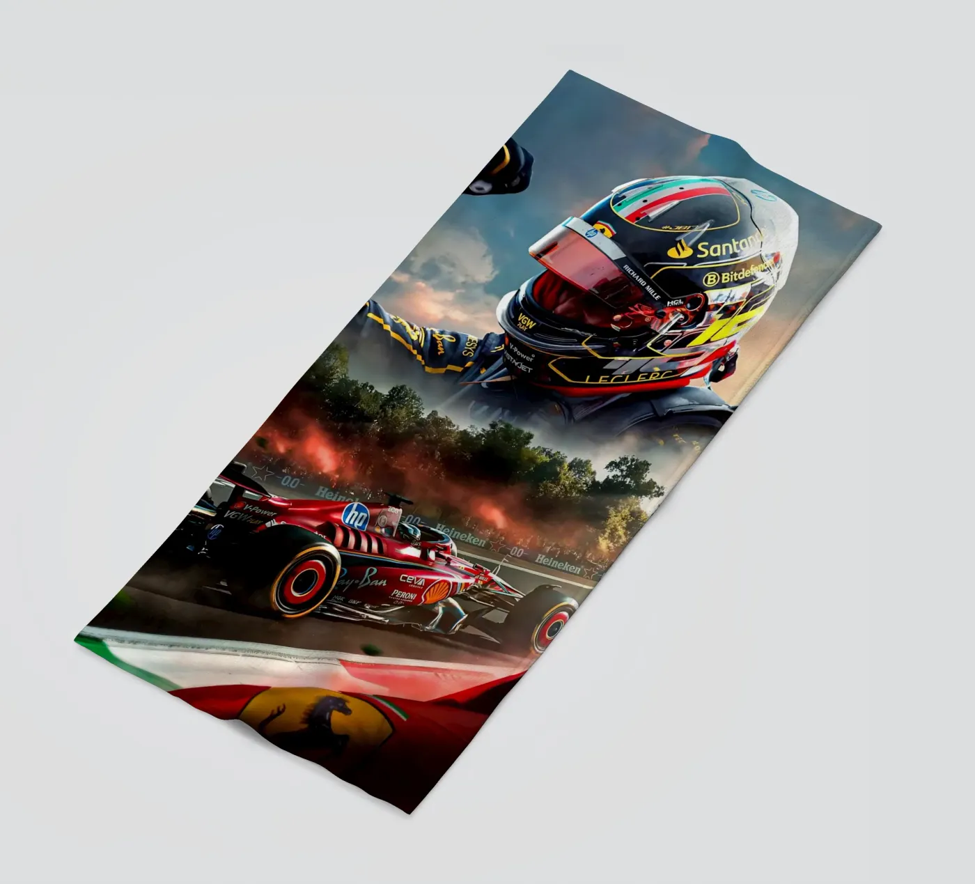 Charles Leclerc telo mare da Agus Creative