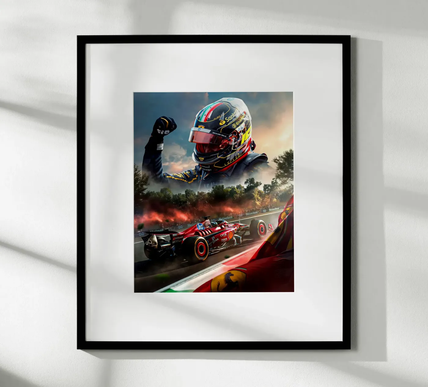 Charles Leclerc poster da Agus Creative