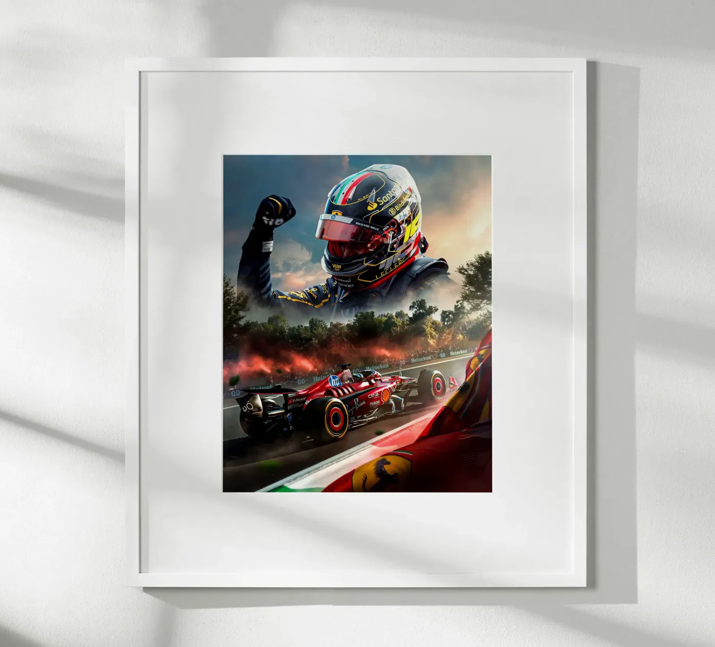 Charles Leclerc poster da Agus Creative