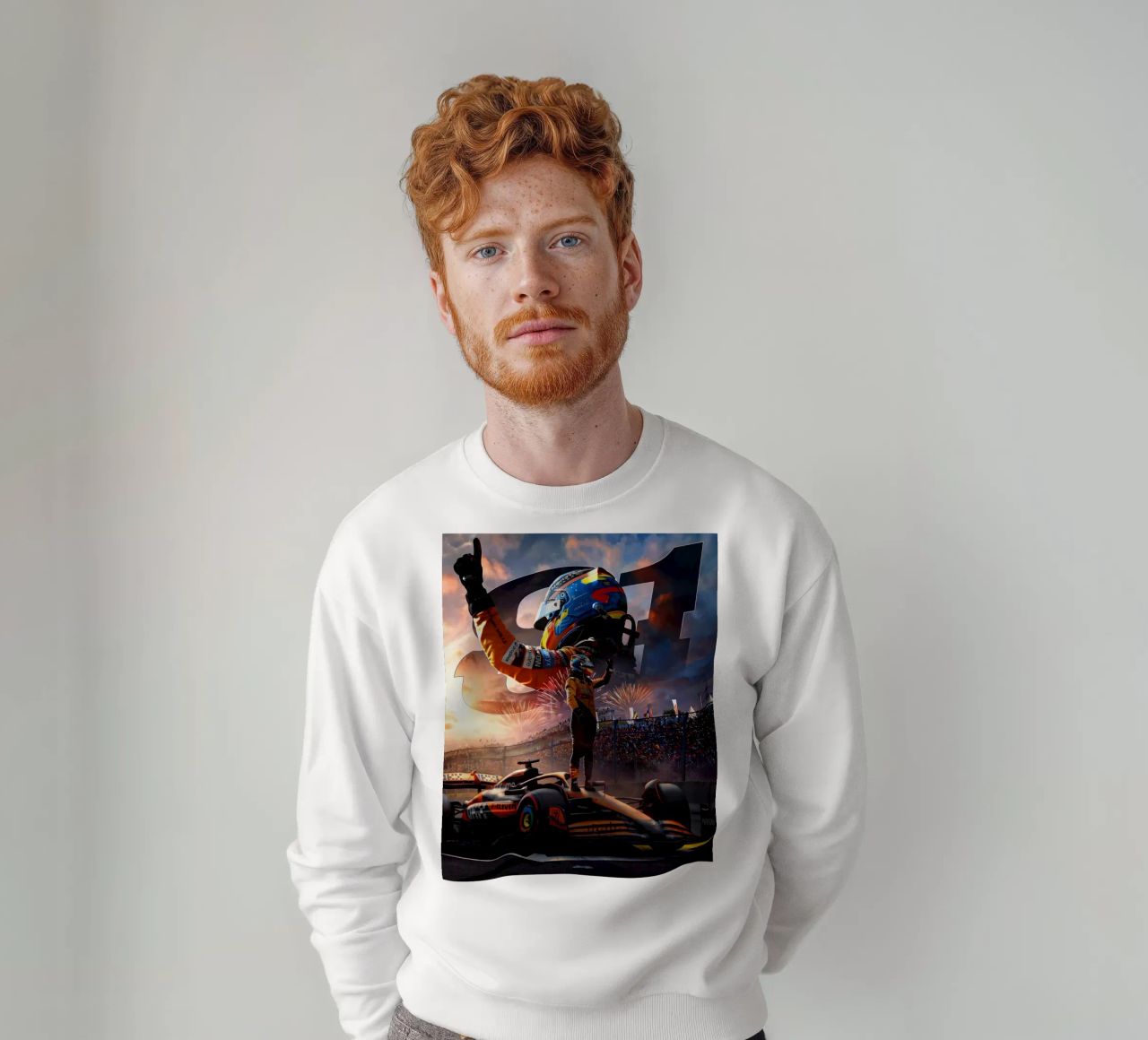 Oscar Piastri felpa da Agus Creative