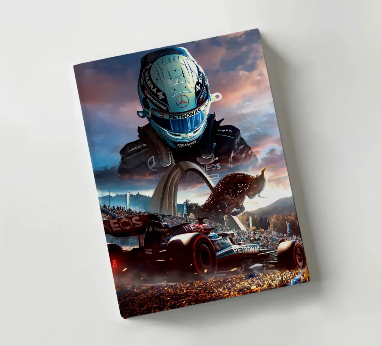 George Russell notebook by Agus Creative