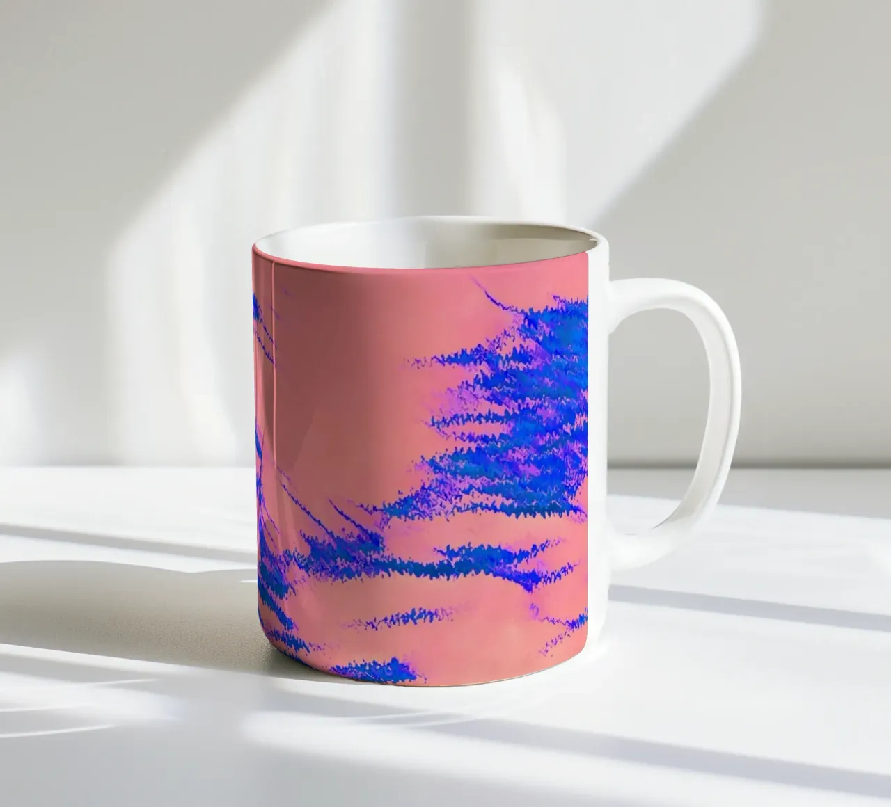 Vedo la bellezza Abbraccio blu tazza in ceramica da SilverPegasus