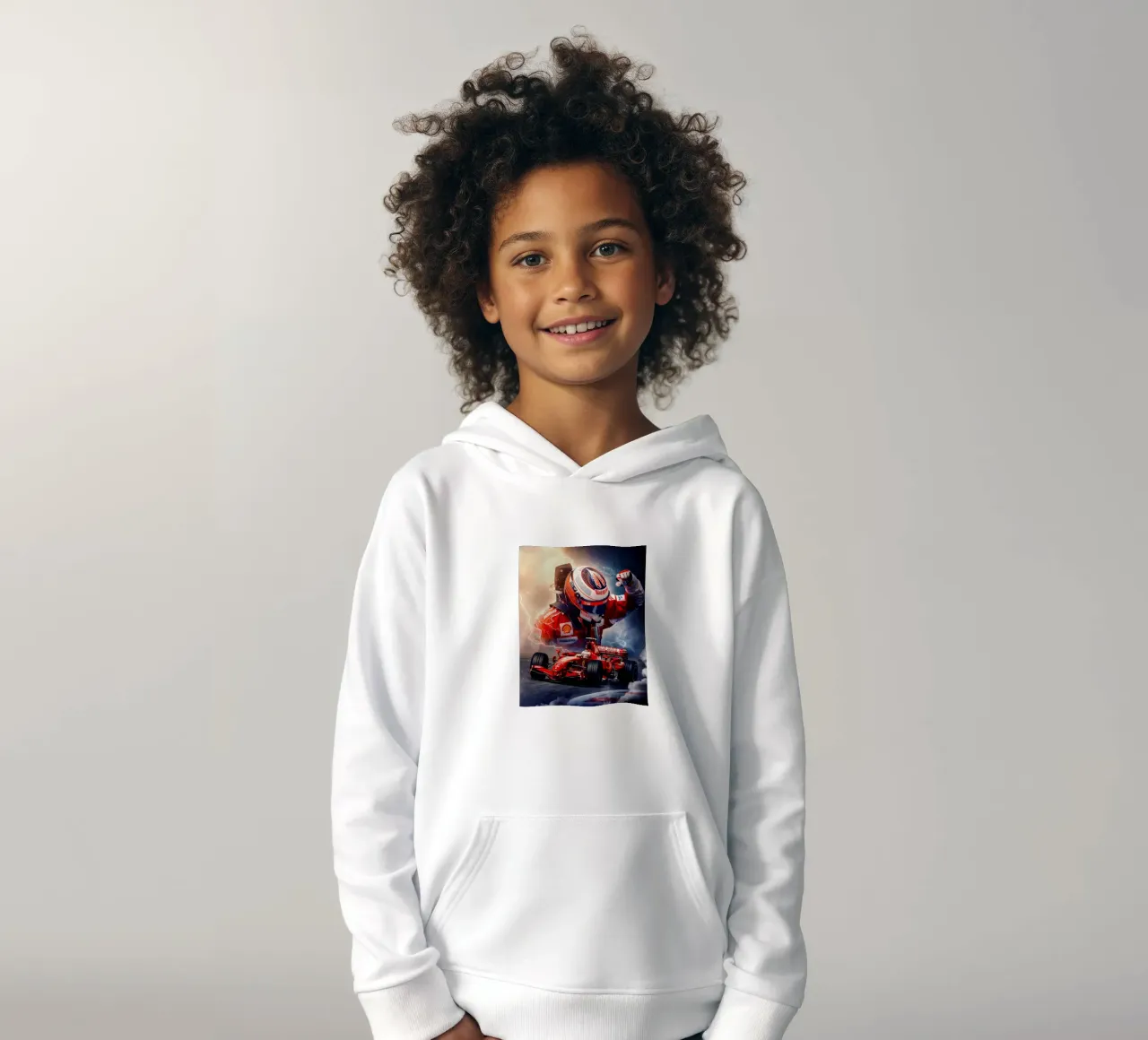 Kimi Räikkönen kids hoodie by Agus Creative