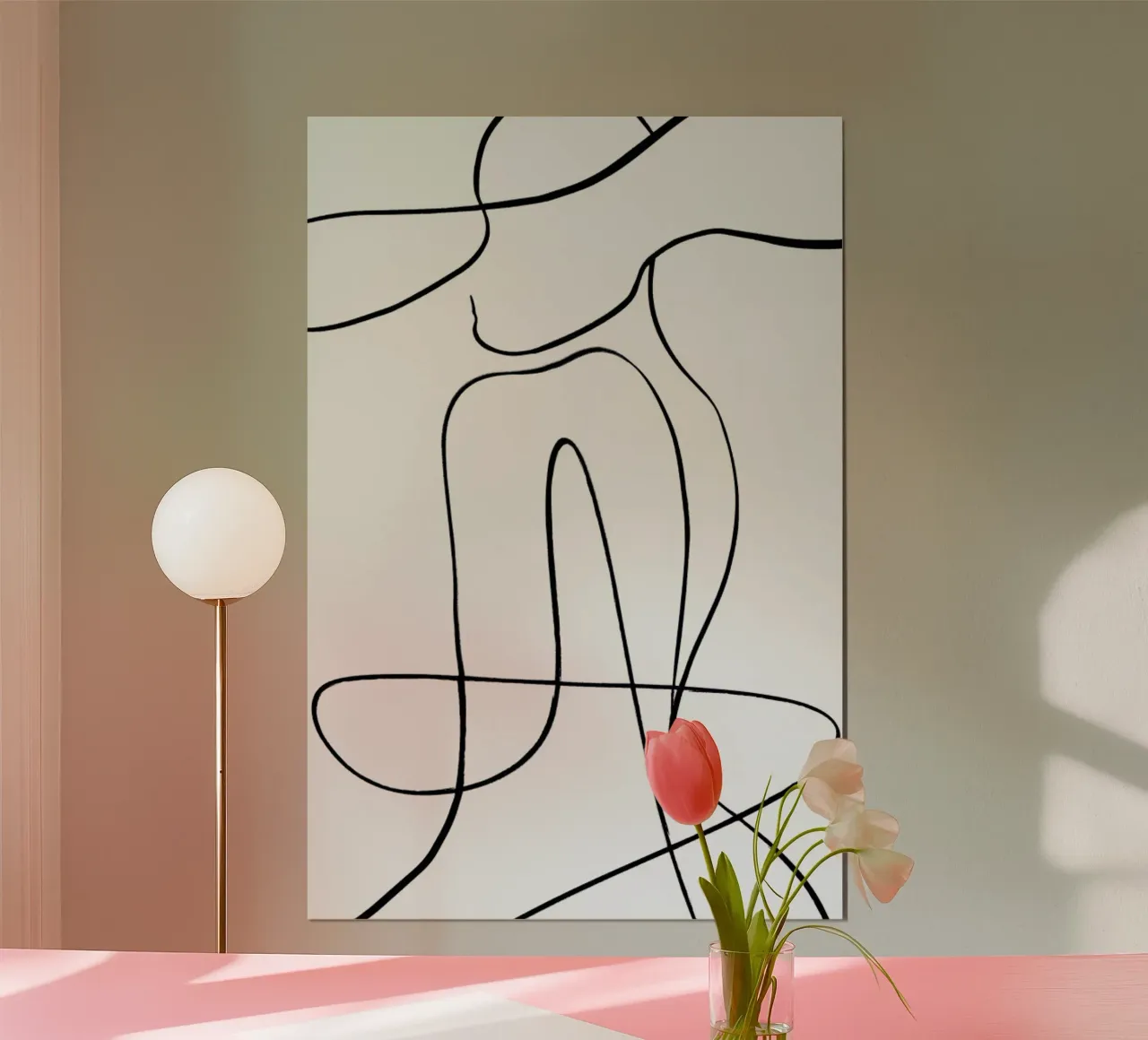 Icon poster avec cadre en bois de Graphite