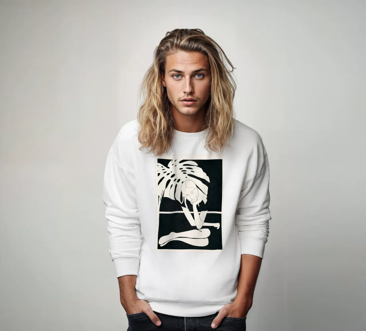 Composed Line Moment 07 felpa da Nadjaa