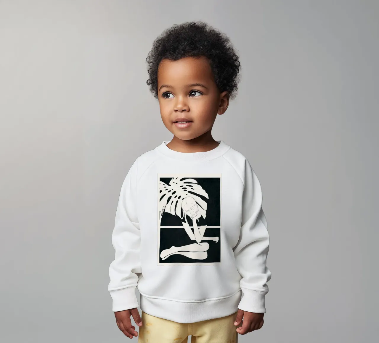 Composed Line Moment 07 baby sweatshirt by Nadjaa