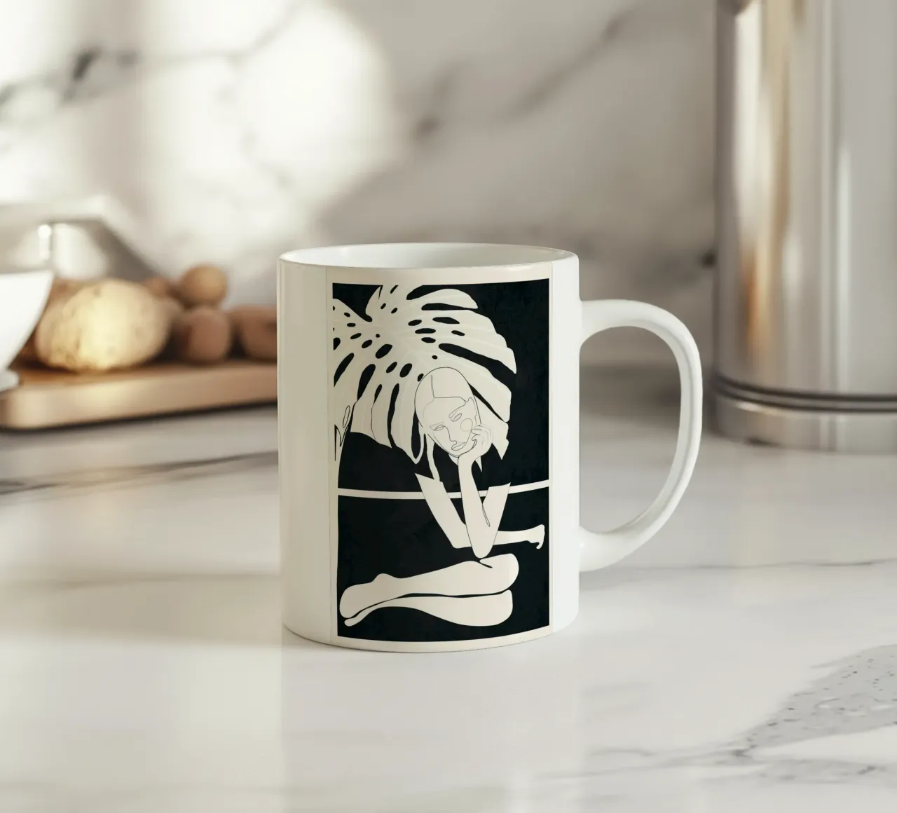 Composed Line Moment 07 tazza in ceramica da Nadjaa