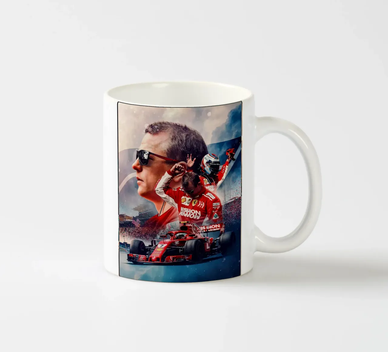 Kimi Räikkönen tazza in ceramica da Agus Creative