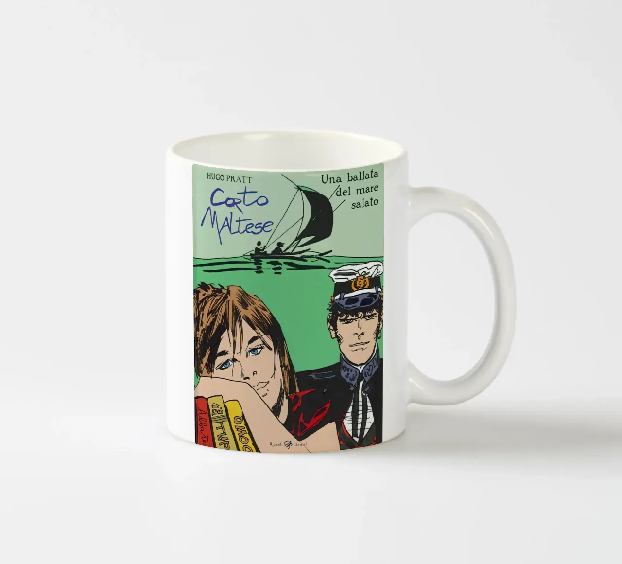 Fumetto maltese 2 tazza in ceramica da MIa_Dispath