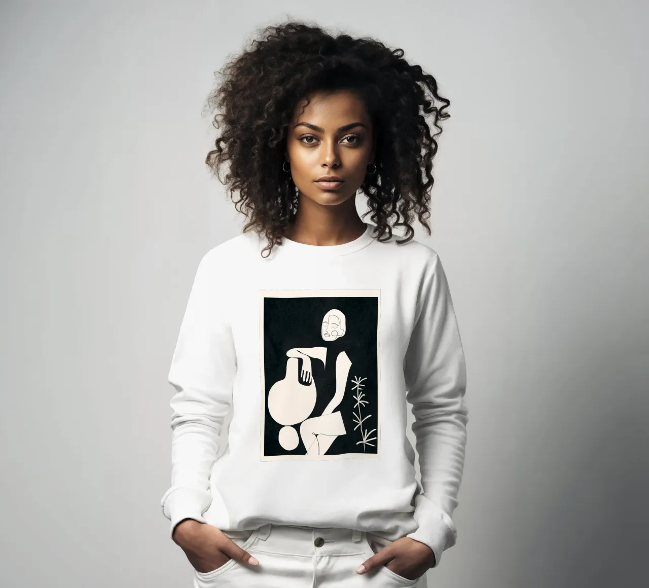 Composed Line Moment 08 Sweatshirt von Nadjaa