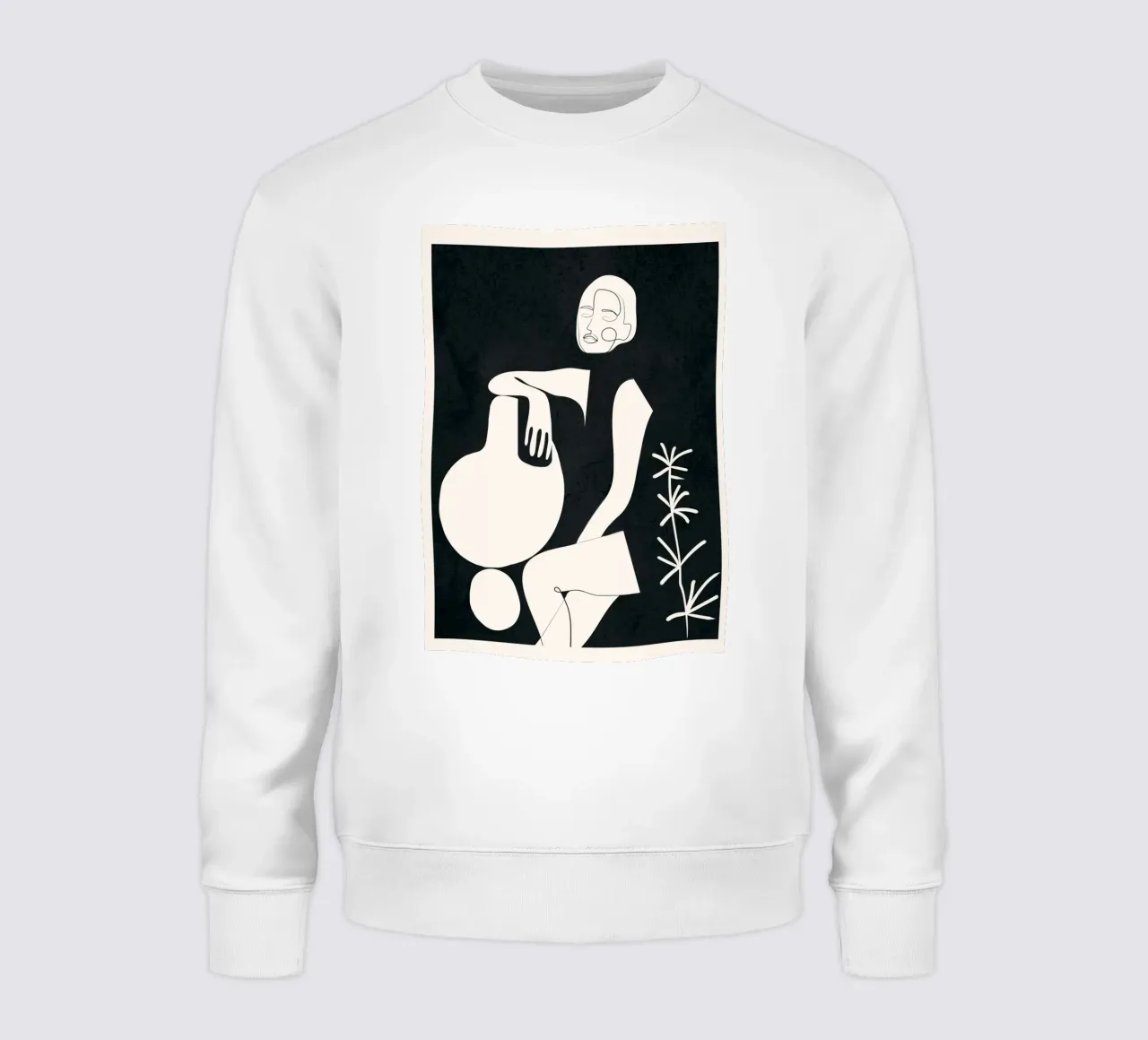 Composed Line Moment 08 Sweatshirt von Nadjaa