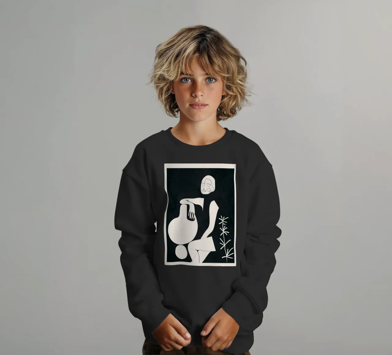 Composed Line Moment 08 felpa bambino da Nadjaa