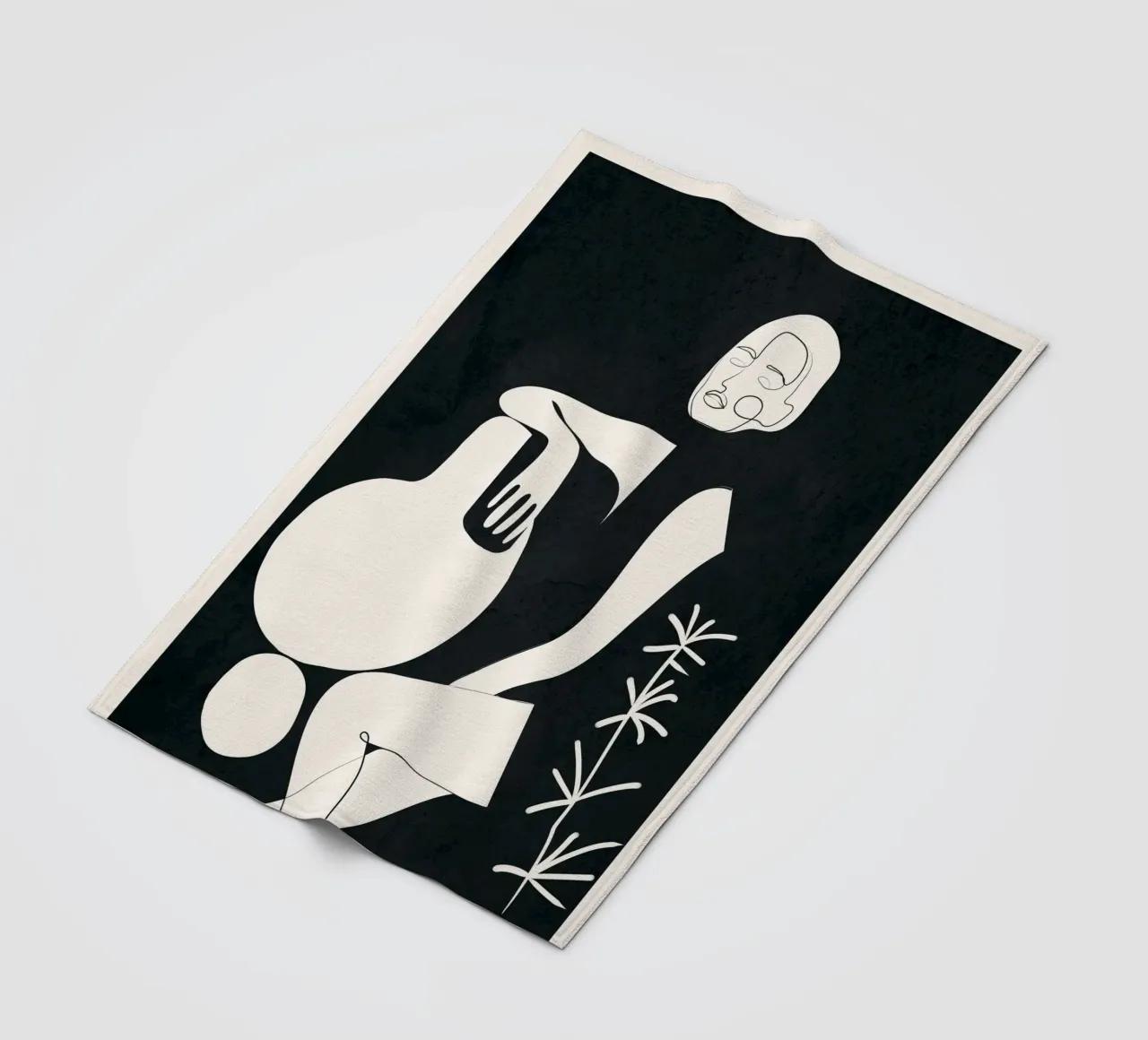 Composed Line Moment 08 coperta in pile da Nadjaa