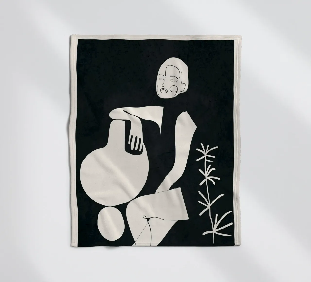 Composed Line Moment 08 coperta in pile da Nadjaa