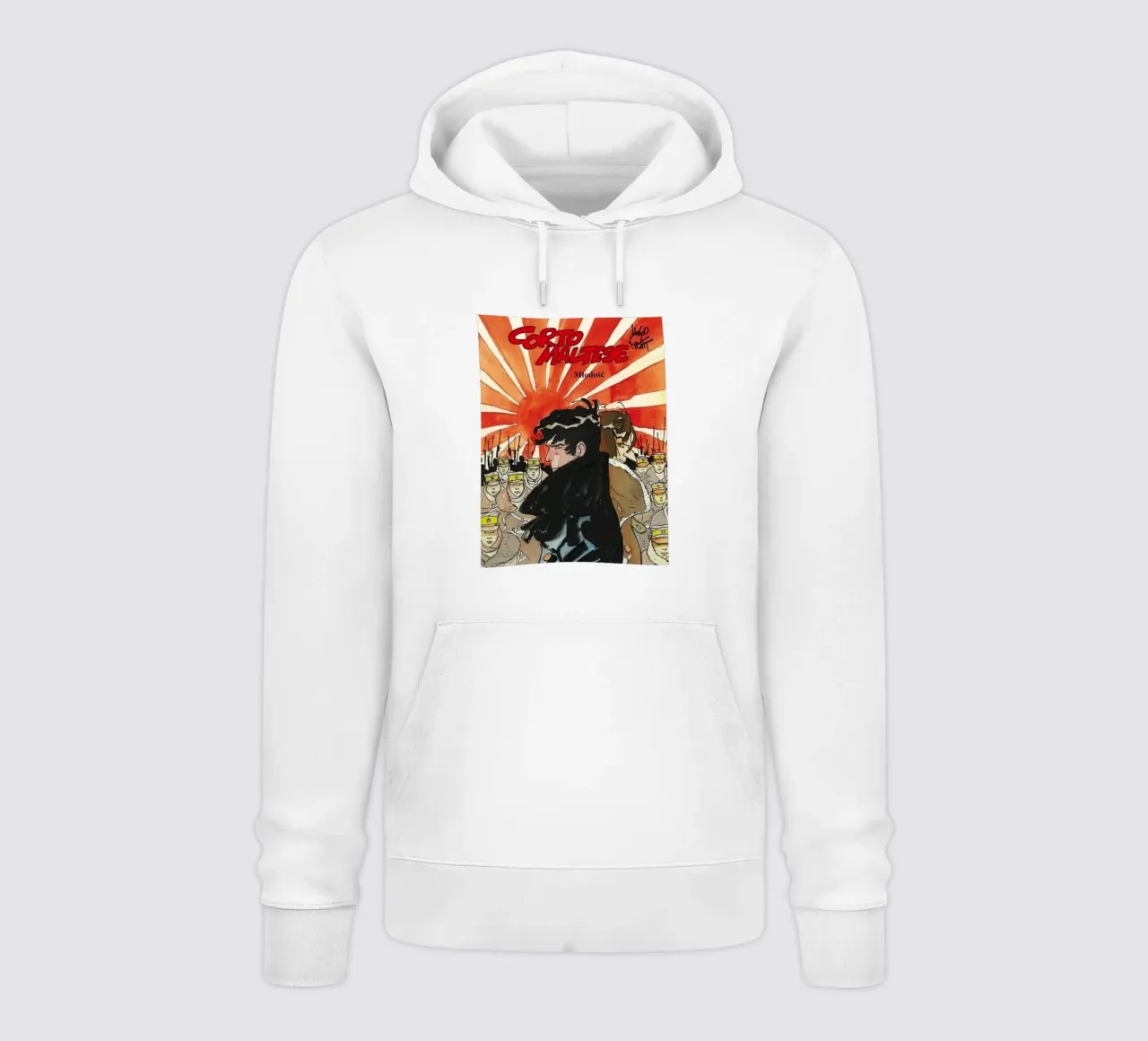 Maltese e Rasputin di Hugo Pratt felpa con cappuccio da MIa_Dispath