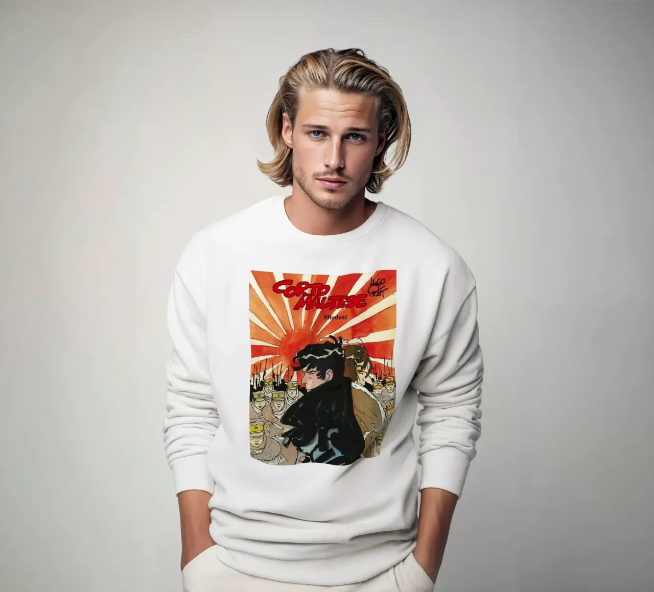 Maltese e Rasputin di Hugo Pratt felpa da MIa_Dispath