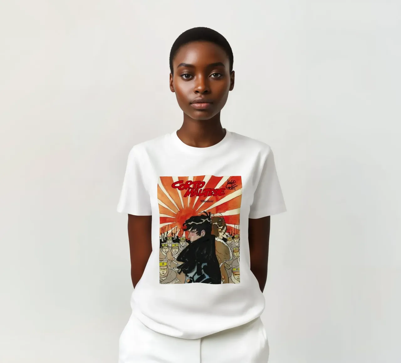 Maltese e Rasputin di Hugo Pratt t-shirt da MIa_Dispath