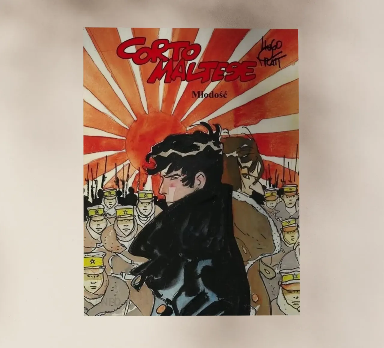 Maltese e Rasputin di Hugo Pratt pellicola backlit da MIa_Dispath