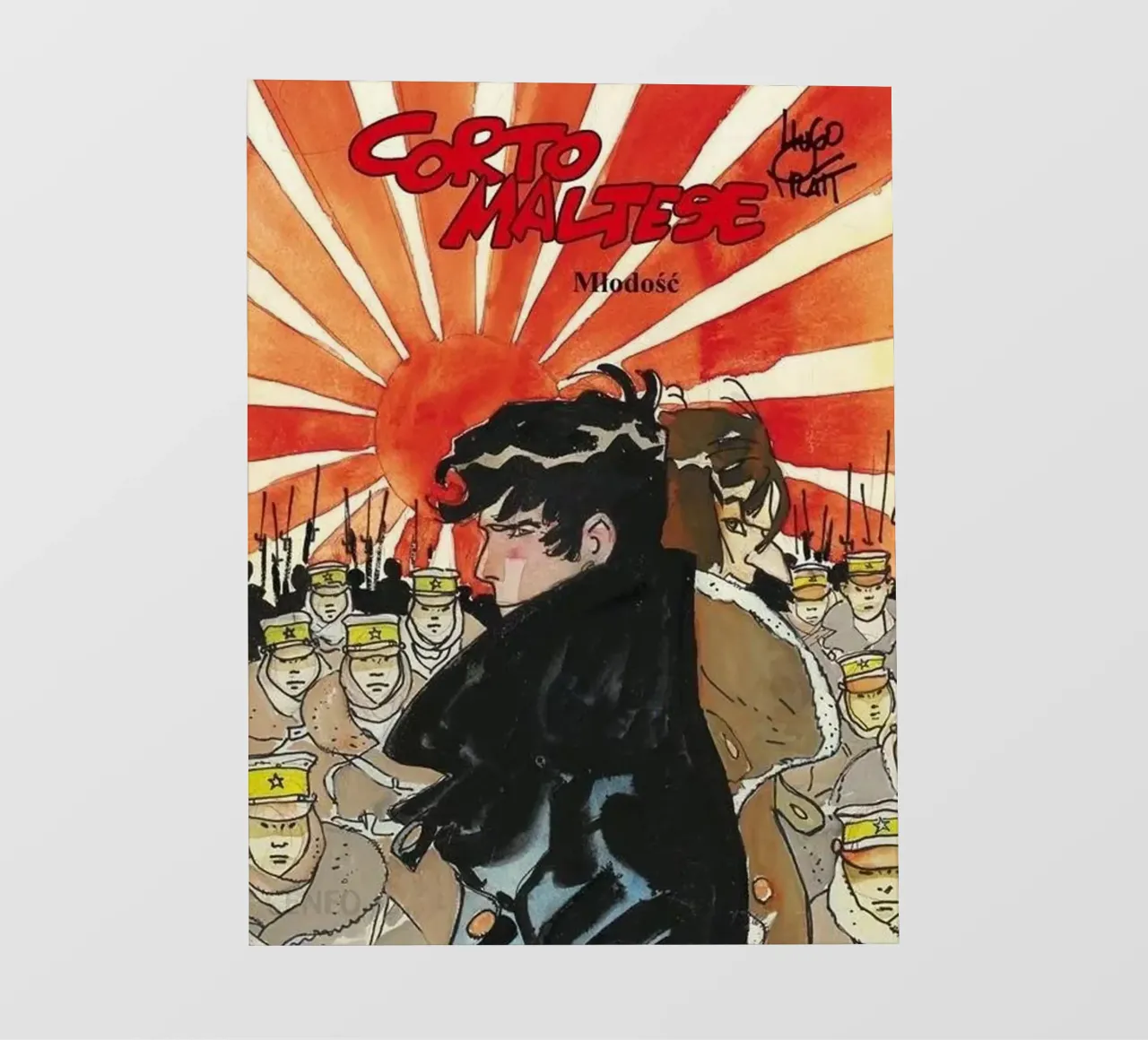 Maltese e Rasputin di Hugo Pratt pellicola backlit da MIa_Dispath