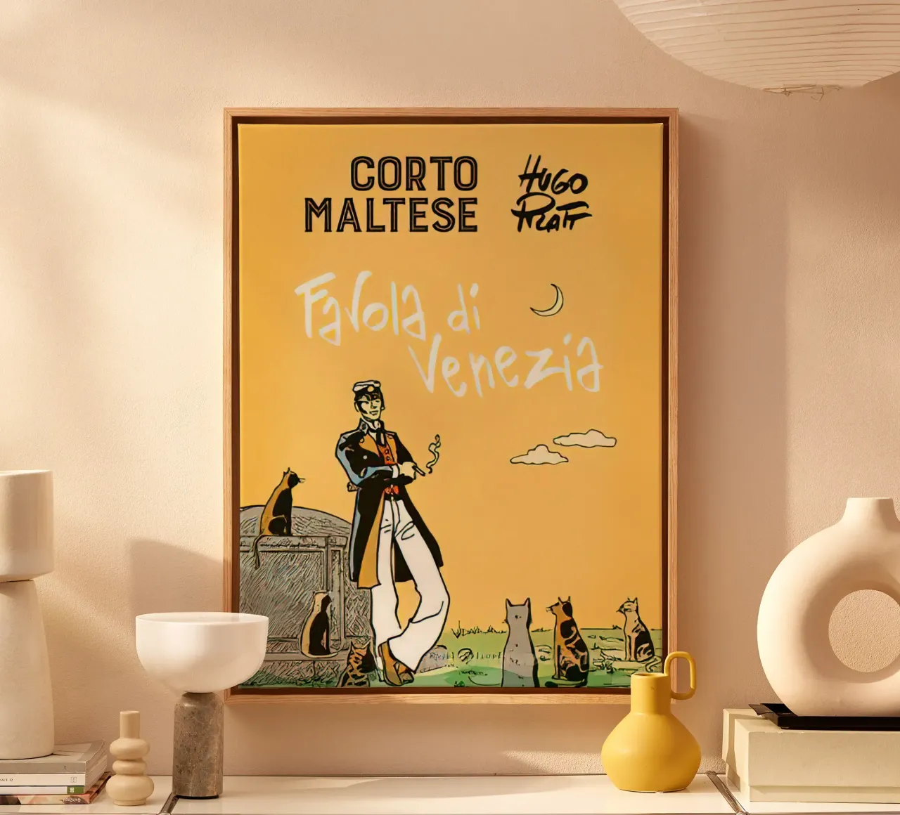 Maltese Fable of Venice canvas with Floater frame by MIa_Dispath