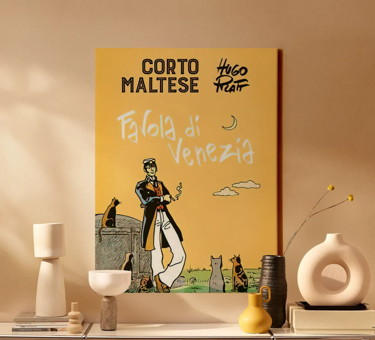 Maltese Fable of Venice canvas with Floater frame by MIa_Dispath