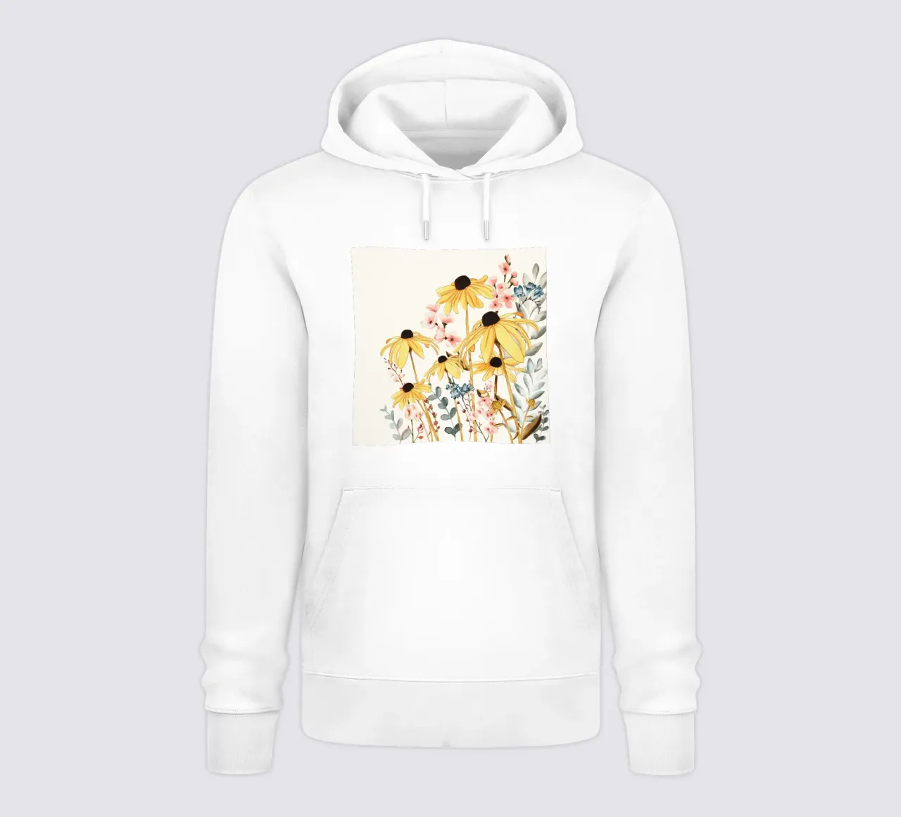 Summer Flowers felpa con cappuccio da Nadjaa