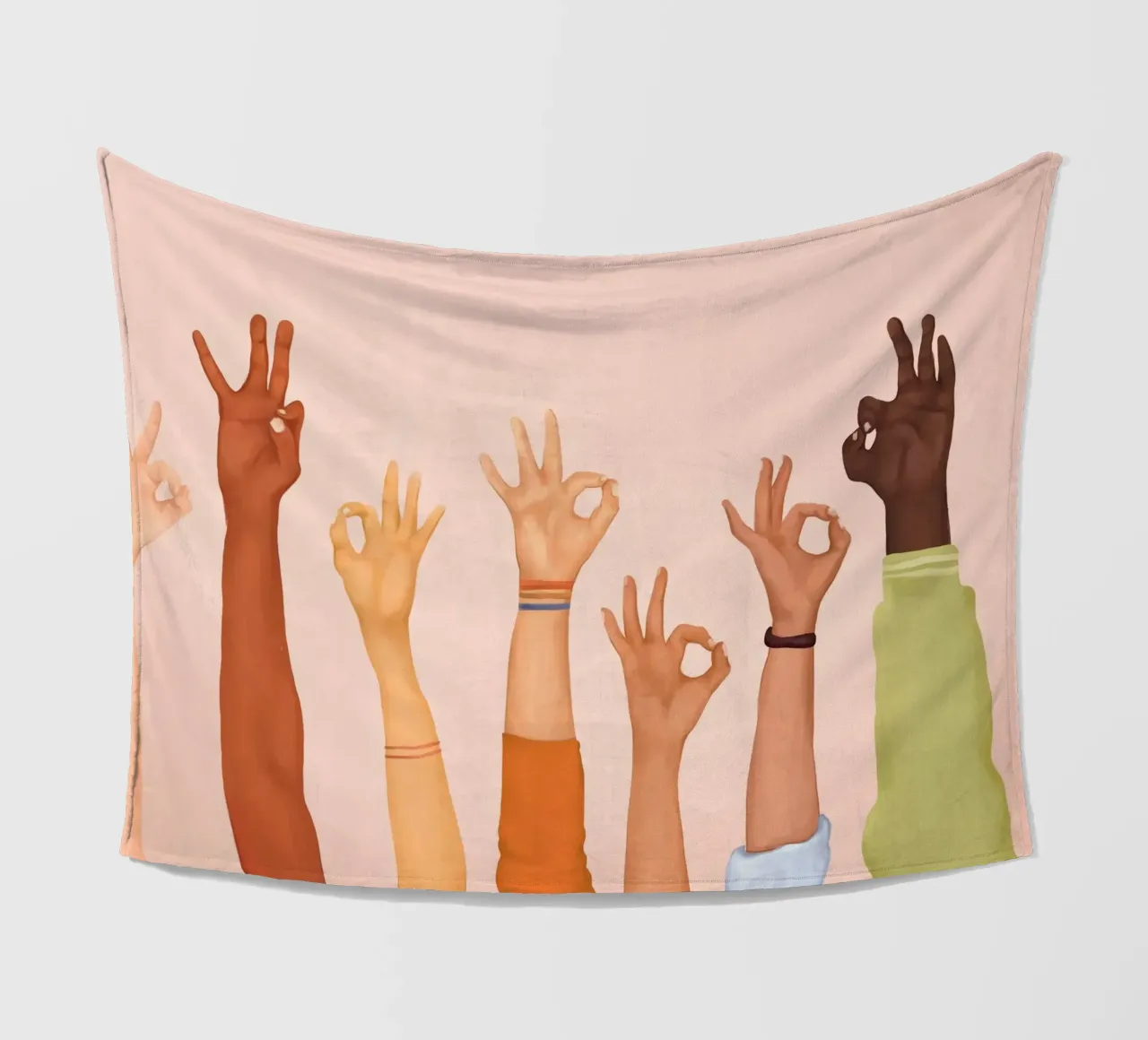 OK fleece blanket by Nadjaa