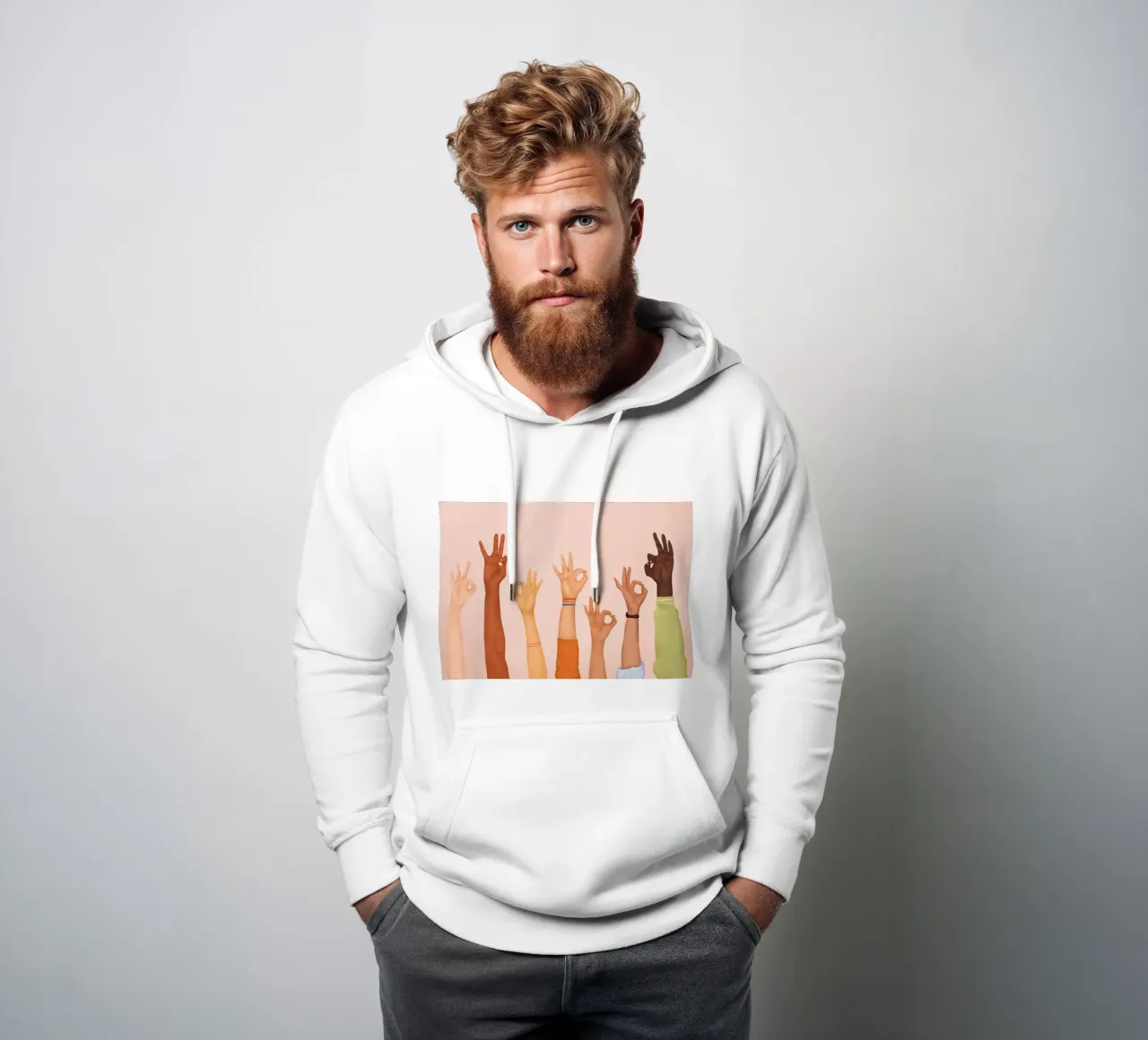 OK felpa con cappuccio da Nadjaa