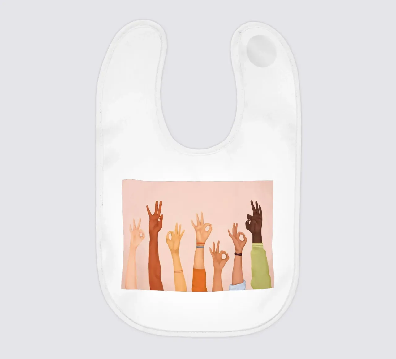 OK baby bib by Nadjaa