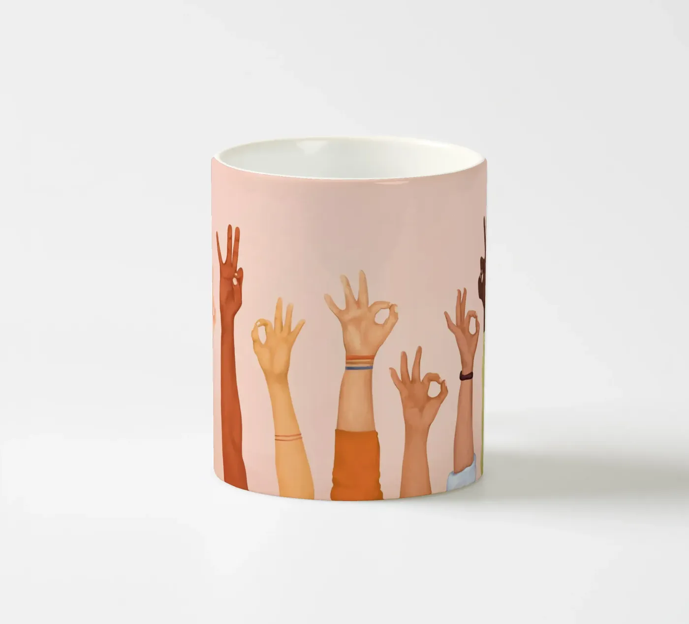 OK ceramic mug by Nadjaa
