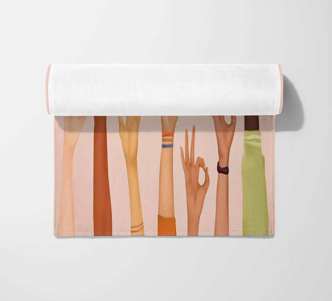 OK beach towel by Nadjaa
