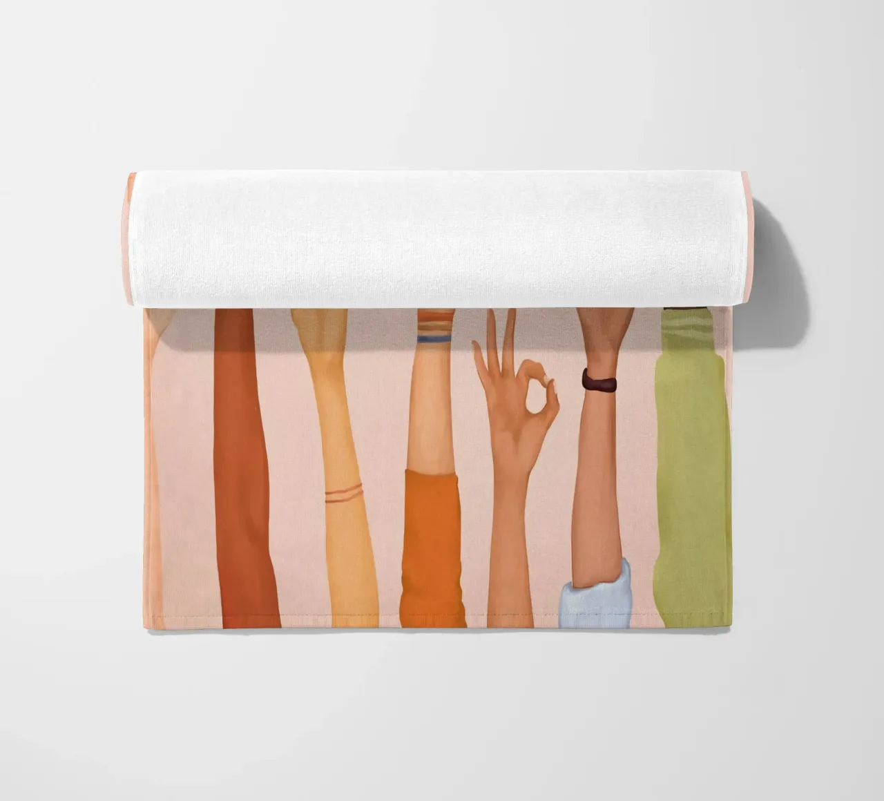 OK beach towel by Nadjaa