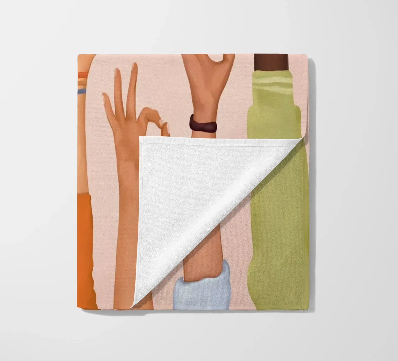 OK beach towel by Nadjaa