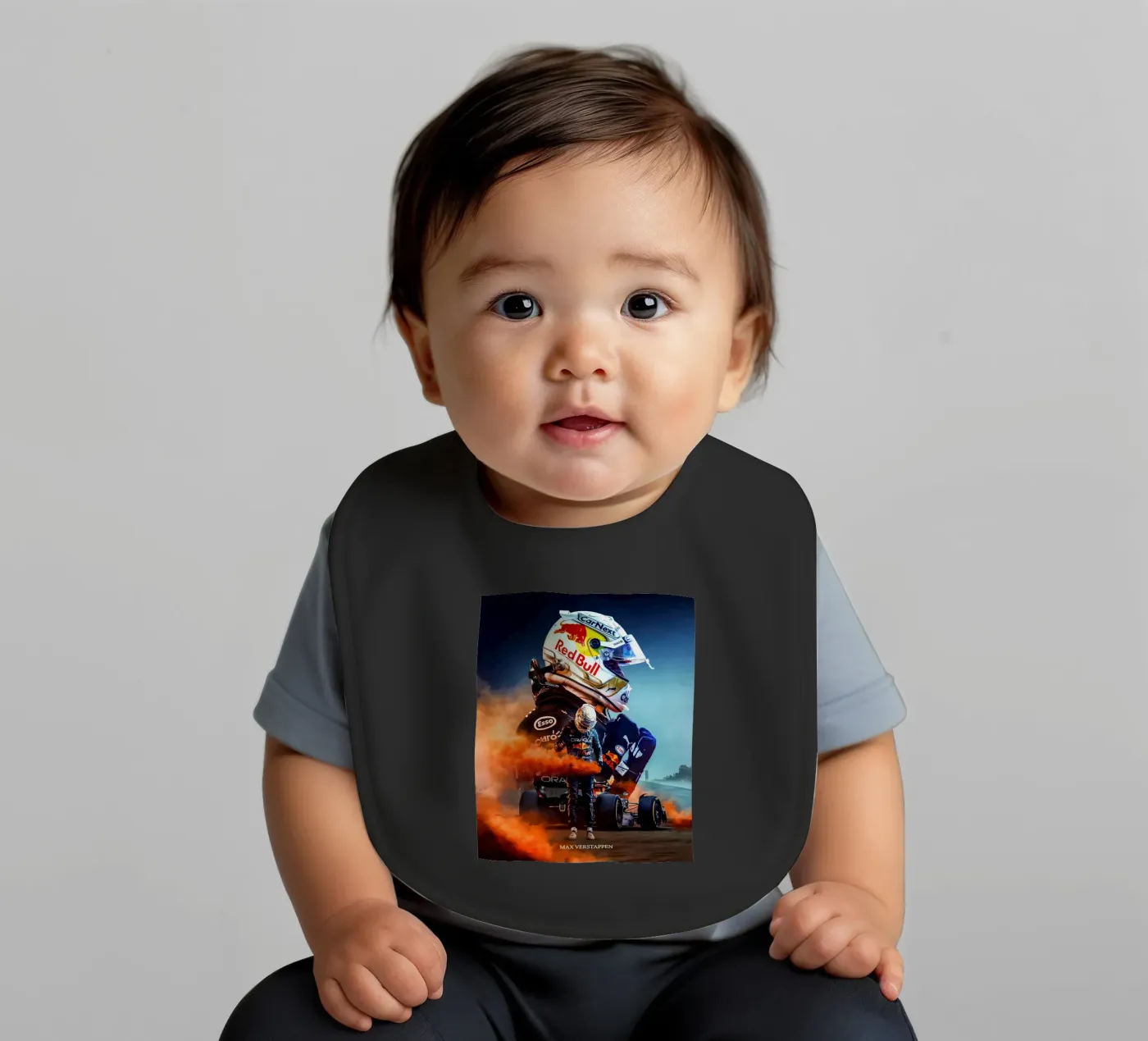 Max Verstappen bavaglino da Indah Creative