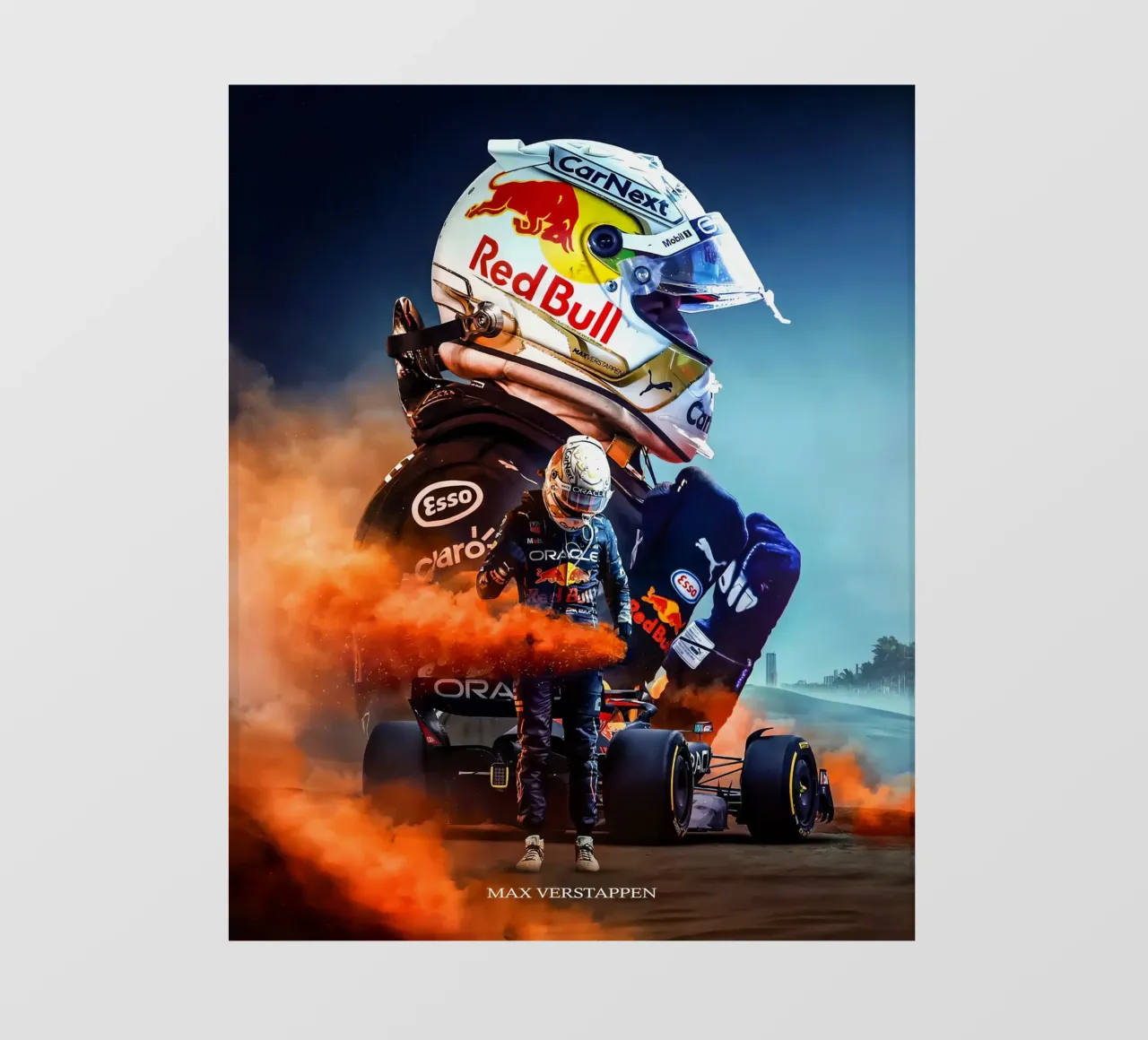 Max Verstappen pellicola backlit da Indah Creative