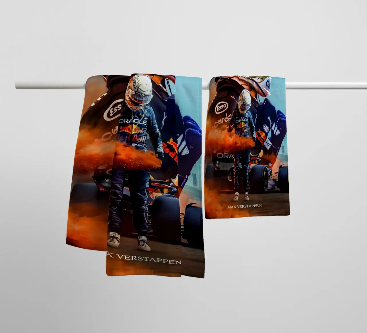 Max Verstappen asciugamano da bagno da Indah Creative