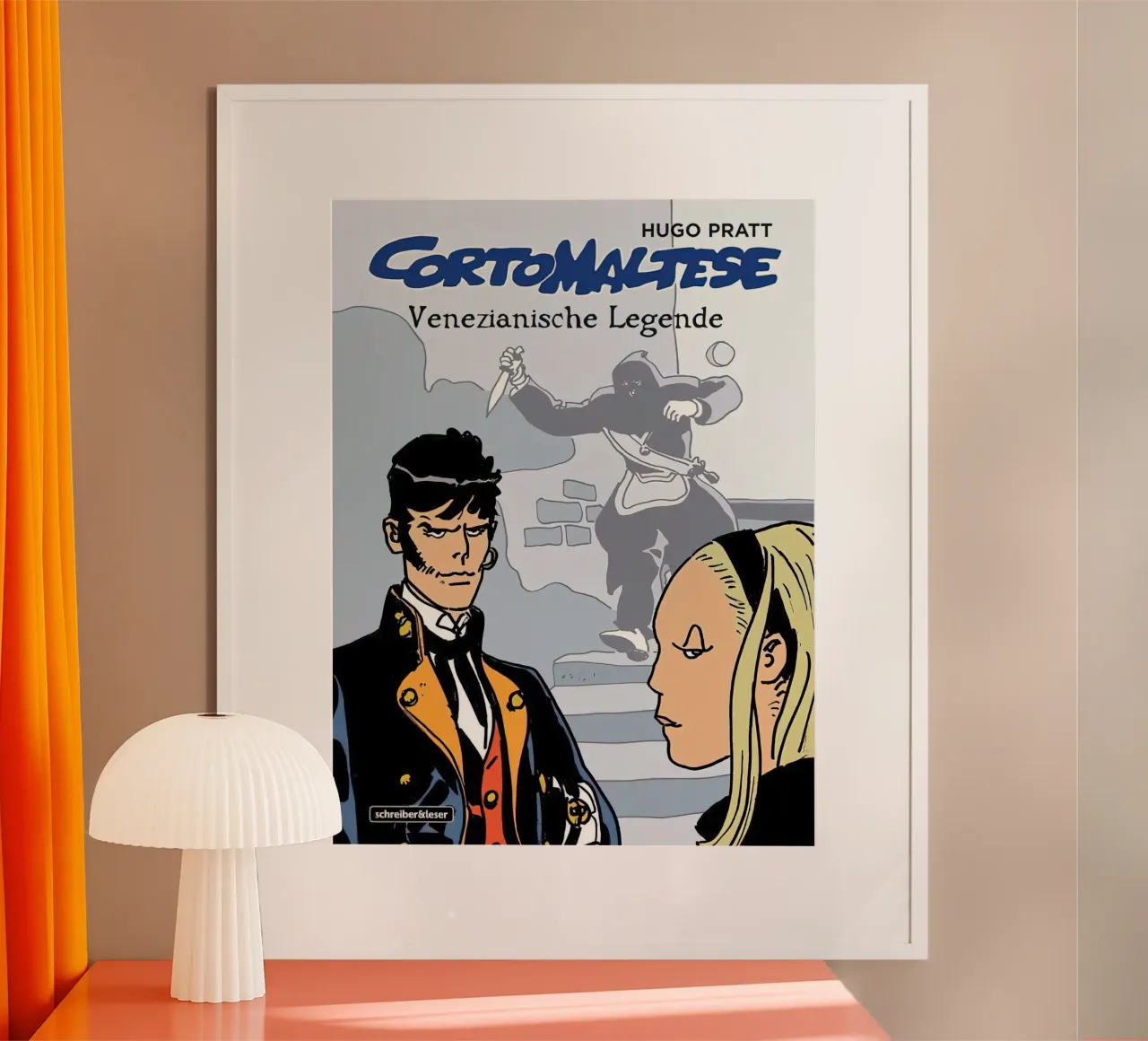 Tarocchi maltesi poster con telaio in legno da MIa_Dispath