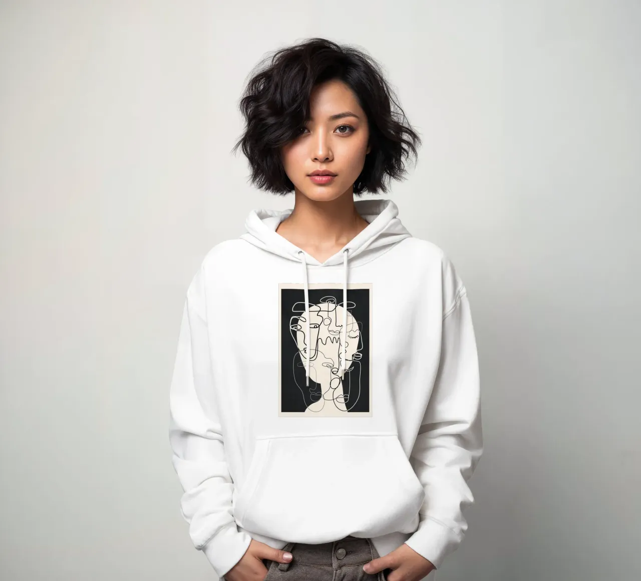 Undefined Thought Flow 1 Hoodie von Nadjaa
