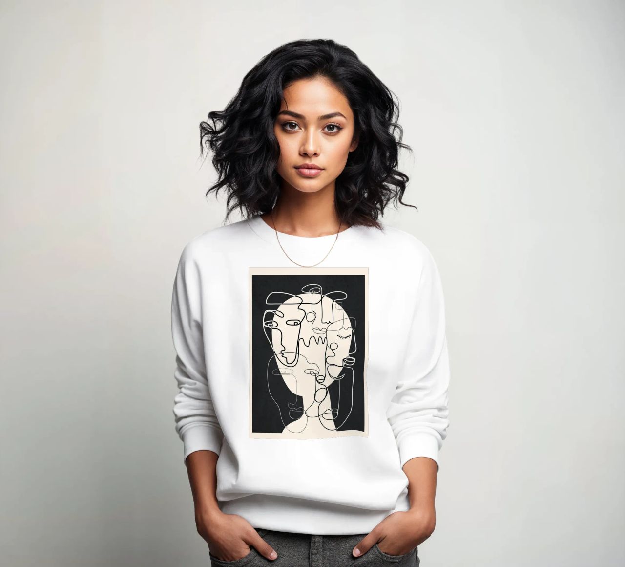 Undefined Thought Flow 1 felpa da Nadjaa