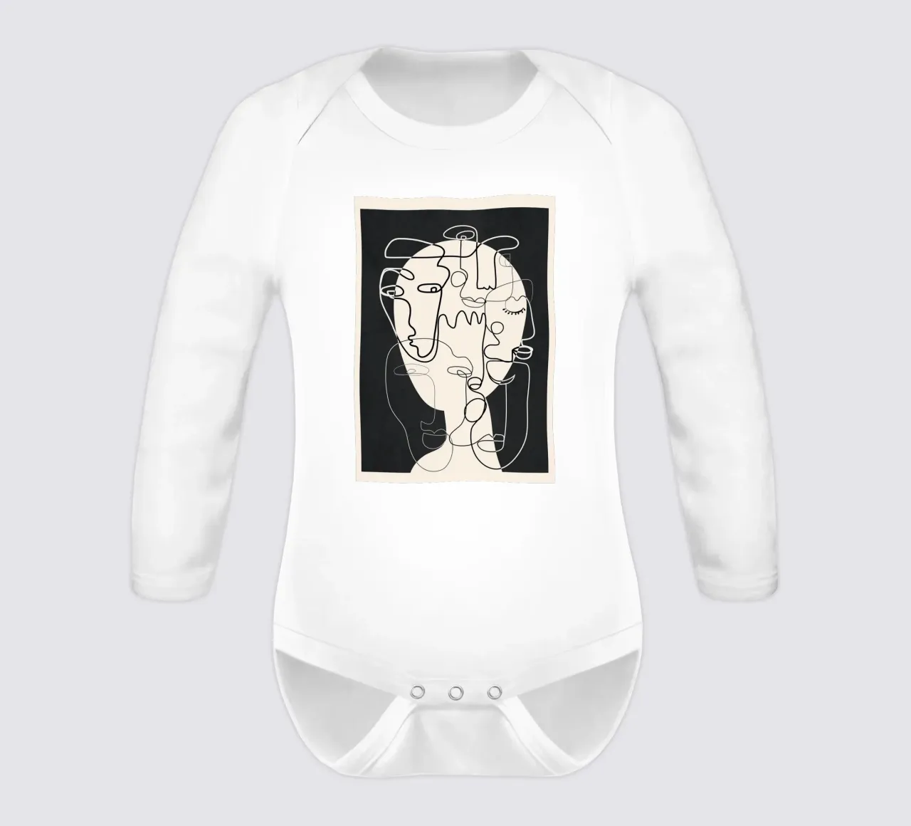 Undefined Thought Flow 1 body neonato maniche lunghe da Nadjaa
