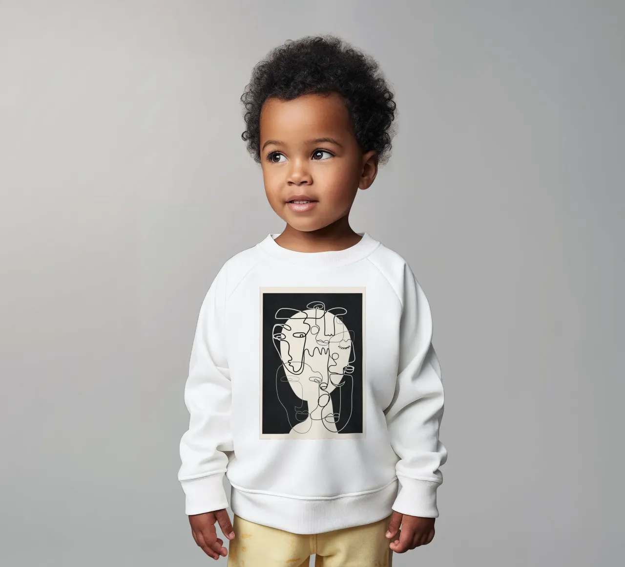 Undefined Thought Flow 1 baby sweatshirt van Nadjaa