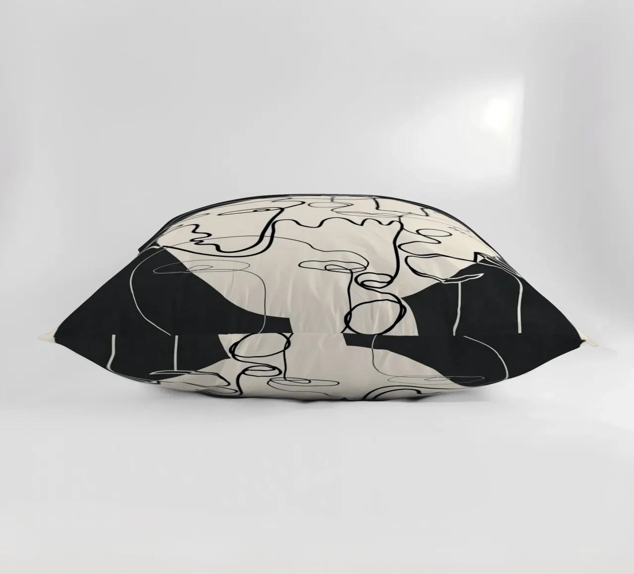 Undefined Thought Flow 1 Kissen von Nadjaa